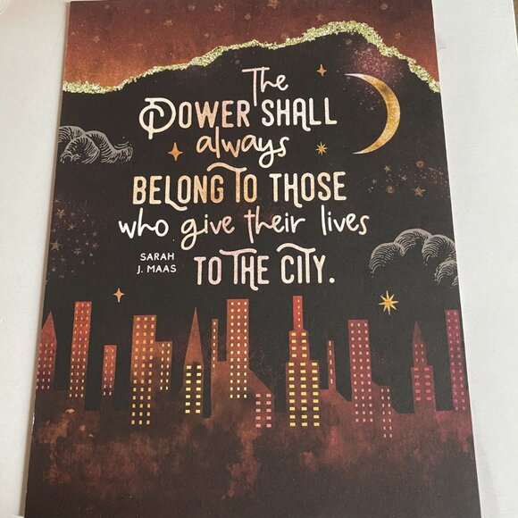 Hunt print, Crescent City series, House of Earth and Blood, Sarah J Maas 20 x 15 - Picture 2 of 2